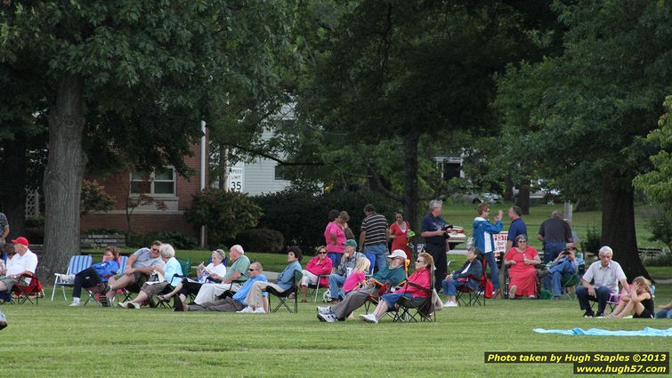 G. Miles & The Hitmen, a Blues/Rock band, perform on a gorgeous night in late July at Greenhills Concert on the Commons