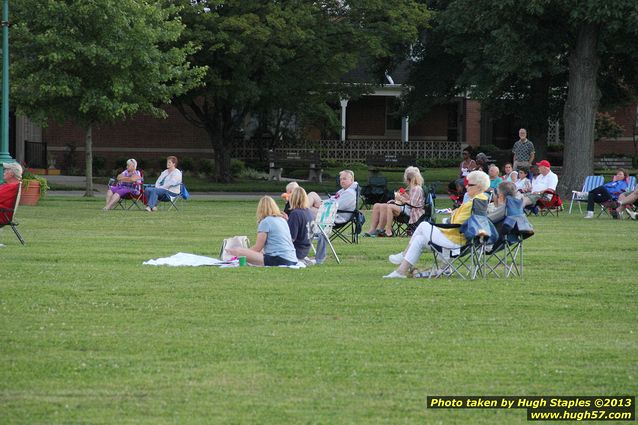 G. Miles & The Hitmen, a Blues/Rock band, perform on a gorgeous night in late July at Greenhills Concert on the Commons