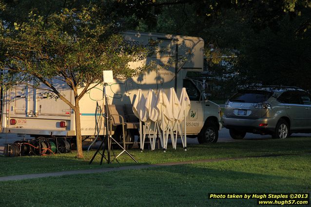 G. Miles & The Hitmen, a Blues/Rock band, perform on a gorgeous night in late July at Greenhills Concert on the Commons