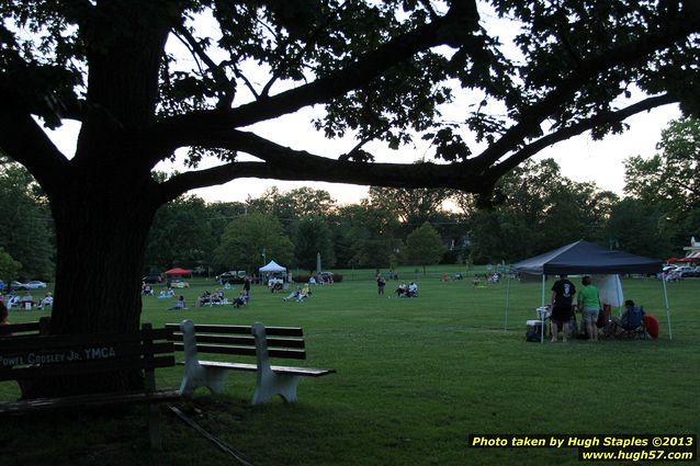 G. Miles & The Hitmen, a Blues/Rock band, perform on a gorgeous night in late July at Greenhills Concert on the Commons