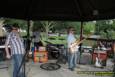 G. Miles & The Hitmen, a Blues/Rock band, perform on a gorgeous night in late July at Greenhills Concert on the Commons