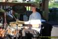 G. Miles & The Hitmen, a Blues/Rock band, perform on a gorgeous night in late July at Greenhills Concert on the Commons