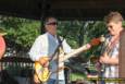 G. Miles & The Hitmen, a Blues/Rock band, perform on a gorgeous night in late July at Greenhills Concert on the Commons