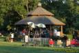 G. Miles & The Hitmen, a Blues/Rock band, perform on a gorgeous night in late July at Greenhills Concert on the Commons