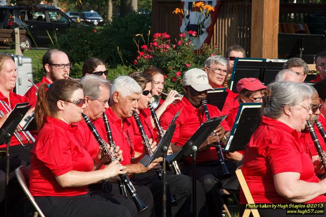 The U.C. Summer Concert Band performs at Greenhills Concert&nbsp;on&nbsp;the&nbsp;Commons