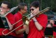 The U.C. Summer Concert Band performs at Greenhills Concert&nbsp;on&nbsp;the&nbsp;Commons