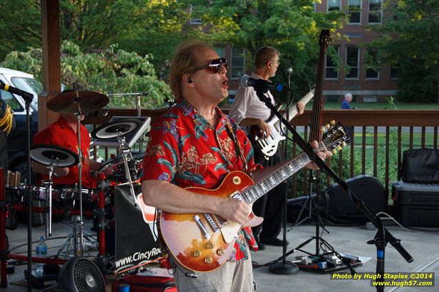 The Cincy Rockers perform on a hot and humid August night at Greenhills Concert on the Commons