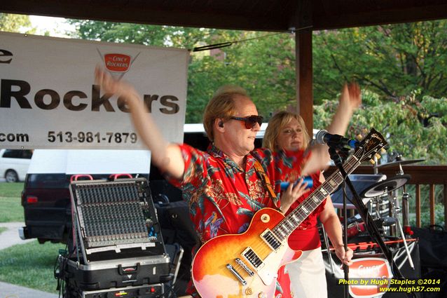 The Cincy Rockers perform on a hot and humid August night at Greenhills Concert on the Commons