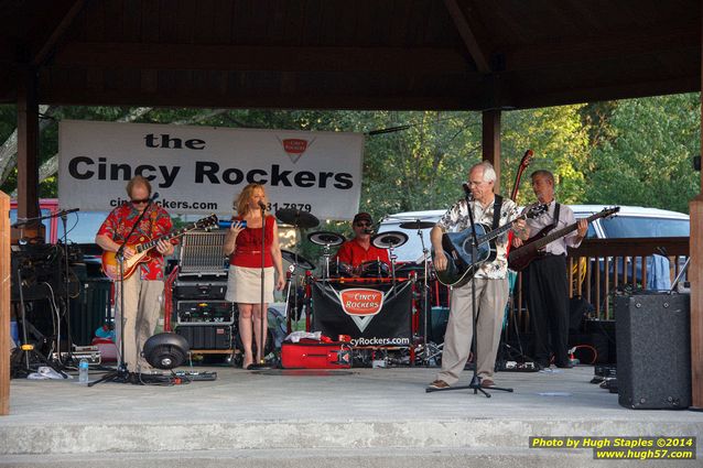 The Cincy Rockers perform on a hot and humid August night at Greenhills Concert on the Commons