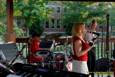 The Cincy Rockers perform on a hot and humid August night at Greenhills Concert on the Commons