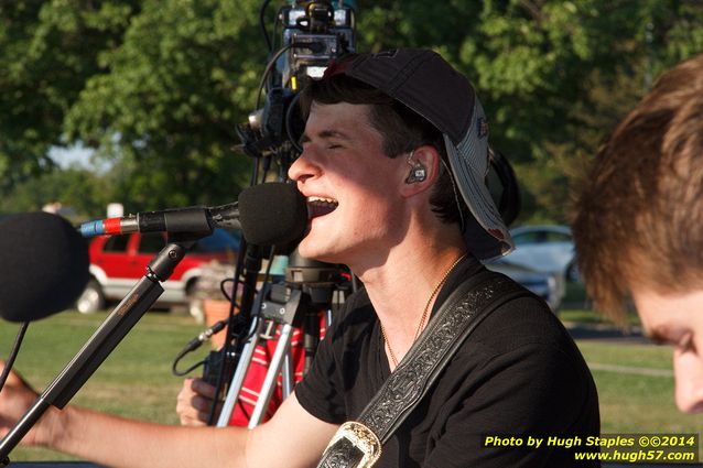 The Jason Owens Band performs on a beautiful July night at Greenhills Concert on the Commons