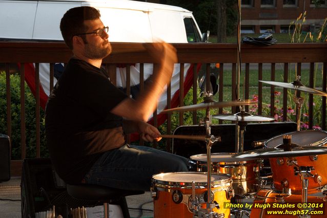 The Jason Owens Band performs on a beautiful July night at Greenhills Concert on the Commons