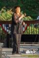 Pam Yenser performs on a beautiful July night at Greenhills Concert on the Commons during break.