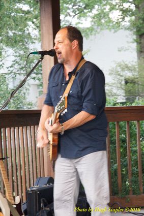 Storms threaten, but hold off long enough for the Amy Sailor Band to give a very energetic performance at Greenhills Summer Concerts on the Commons