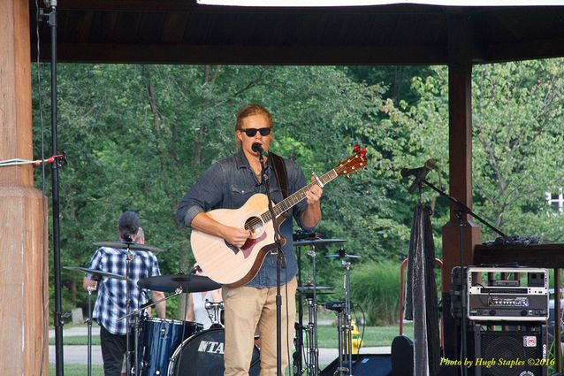 Storms threaten, but hold off long enough for the Amy Sailor Band to give a very energetic performance at Greenhills Summer Concerts on the Commons