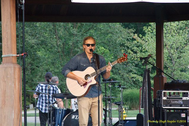 Storms threaten, but hold off long enough for the Amy Sailor Band to give a very energetic performance at Greenhills Summer Concerts on the Commons