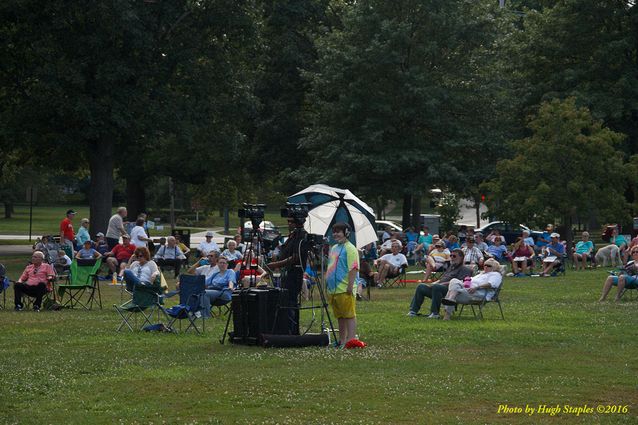 A warm, muggy summer night for the Comet Bluegrass All-Stars to give a top notch performance at Greenhills Summer Concerts on the Commons (an excellent intermission performance from Wendy Lee Oakley, as well!)