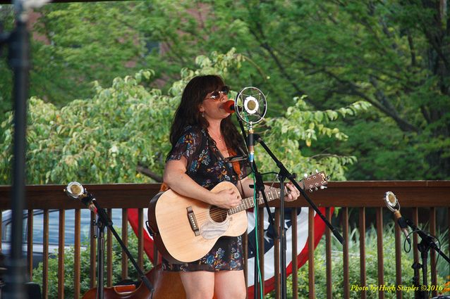 A warm, muggy summer night for the Comet Bluegrass All-Stars to give a top notch performance at Greenhills Summer Concerts on the Commons (an excellent intermission performance from Wendy Lee Oakley, as well!)