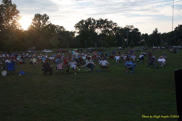 A warm, muggy summer night for the Comet Bluegrass All-Stars to give a top notch performance at Greenhills Summer Concerts on the Commons (an excellent intermission performance from Wendy Lee Oakley, as well!)