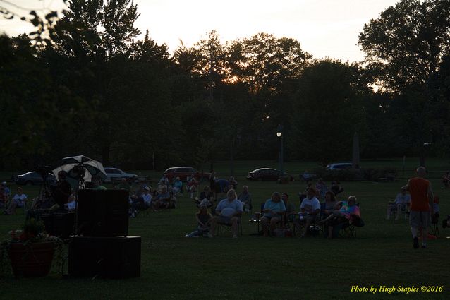 A warm, muggy summer night for the Comet Bluegrass All-Stars to give a top notch performance at Greenhills Summer Concerts on the Commons (an excellent intermission performance from Wendy Lee Oakley, as well!)