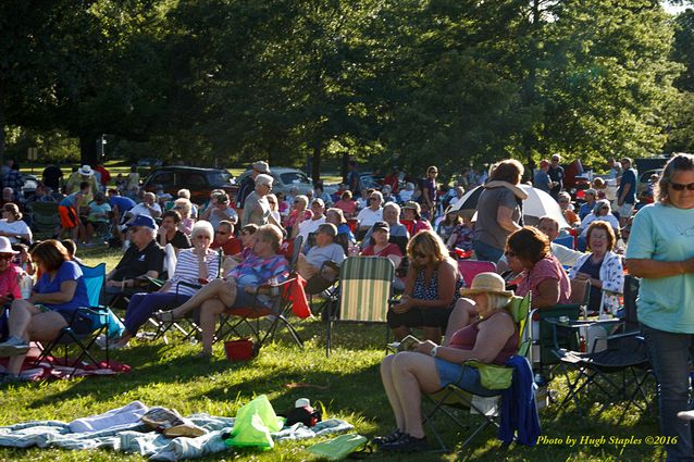 Another stunningly beautiful night for a concert (and the annual Tom Enderle Car Show), as Dangerous Jim & The Slims return to Greenhills Summer Concerts on the Commons