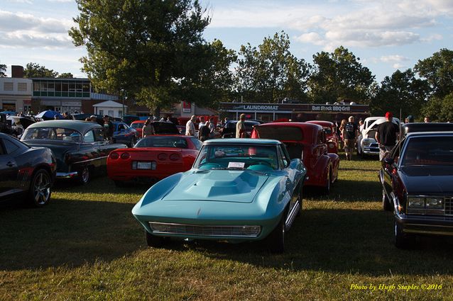 Another stunningly beautiful night for a concert (and the annual Tom Enderle Car Show), as Dangerous Jim & The Slims return to Greenhills Summer Concerts on the Commons