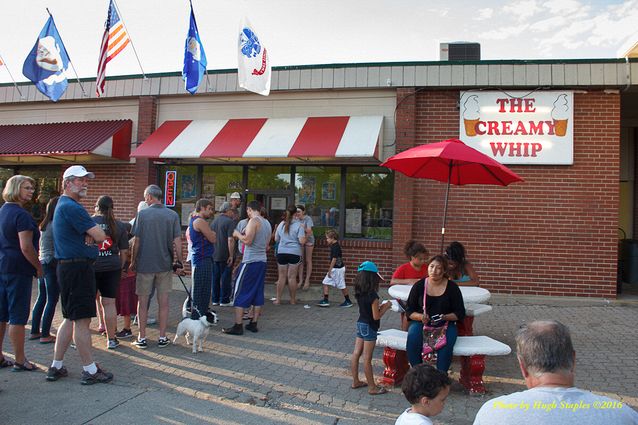 Another stunningly beautiful night for a concert (and the annual Tom Enderle Car Show), as Dangerous Jim & The Slims return to Greenhills Summer Concerts on the Commons