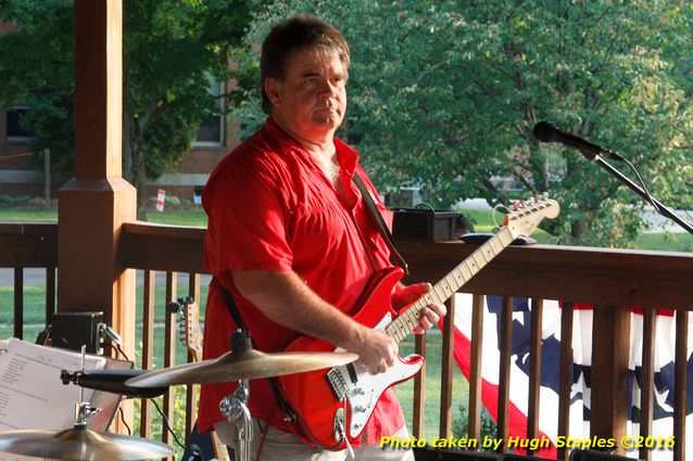 A hot, hazy  August night for a concert from Gil's Variety Store at Greenhills Summer Concerts on the Commons