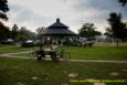 A hot, hazy  August night for a concert from Gil's Variety Store at Greenhills Summer Concerts on the Commons