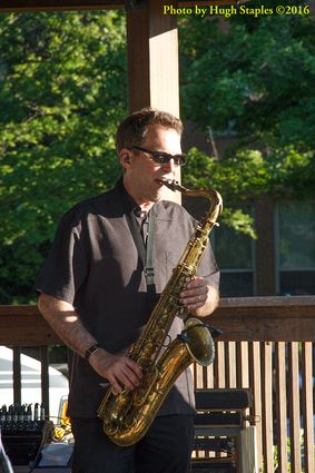 A stunningly beautiful night for a concert, as Robin Lacy and DeZydeco return to Greenhills Summer Concerts on the Commons