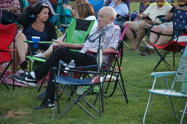 A stunningly beautiful night for a concert, as Robin Lacy and DeZydeco return to Greenhills Summer Concerts on the Commons