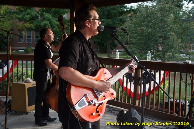 Fourth time's a charm! After three postponements due to weather, Slick Willie and the Kentucky Jellies finally get to perform their brand of rockabilly music at Greenhills Summer Concerts on the Commons