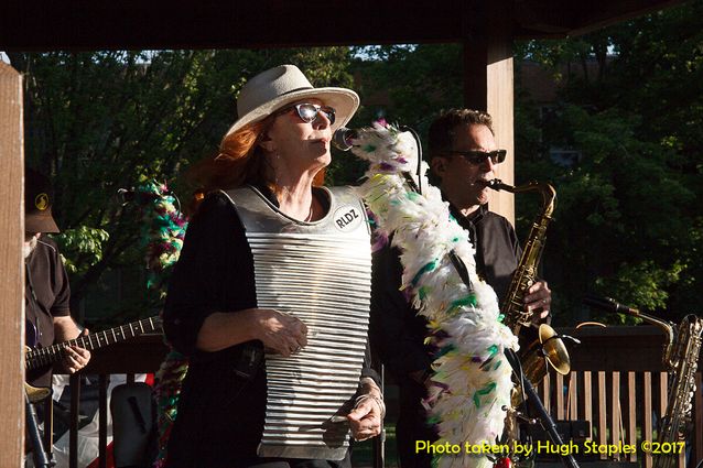 A sure sign of summer...Robin Lacy and DeZydeco return to open the 20th season of Greenhills Summer Concerts on the Commons!