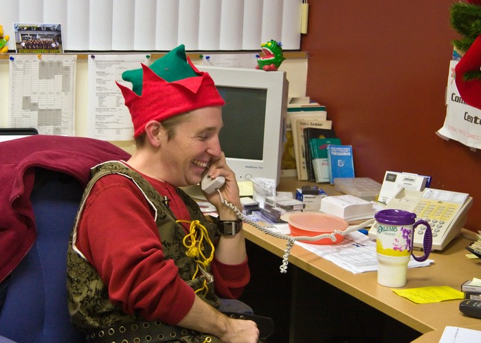 Talking with...<br />Santa Claus