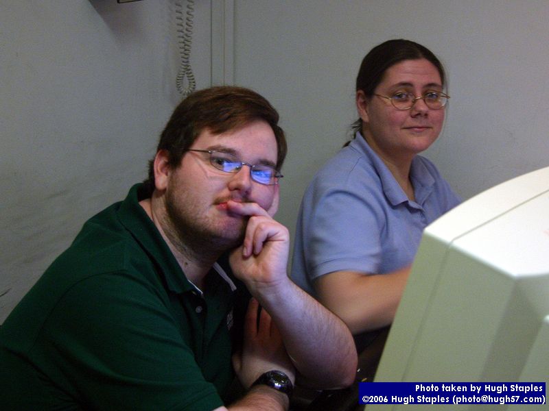 Santa Claus visits Waycross Studio
