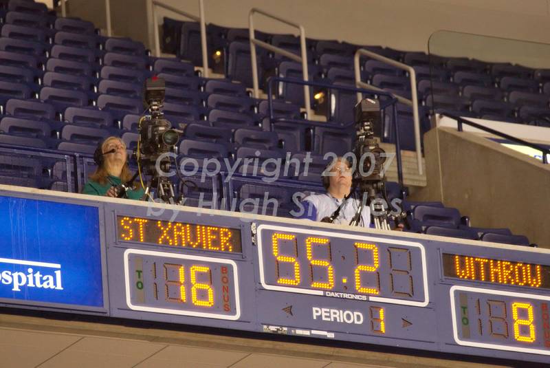 OHSAA Men's Basketball  Regional Final, Cincinnati Region<br />Final Score: St. Xavier 51, Withrow 48