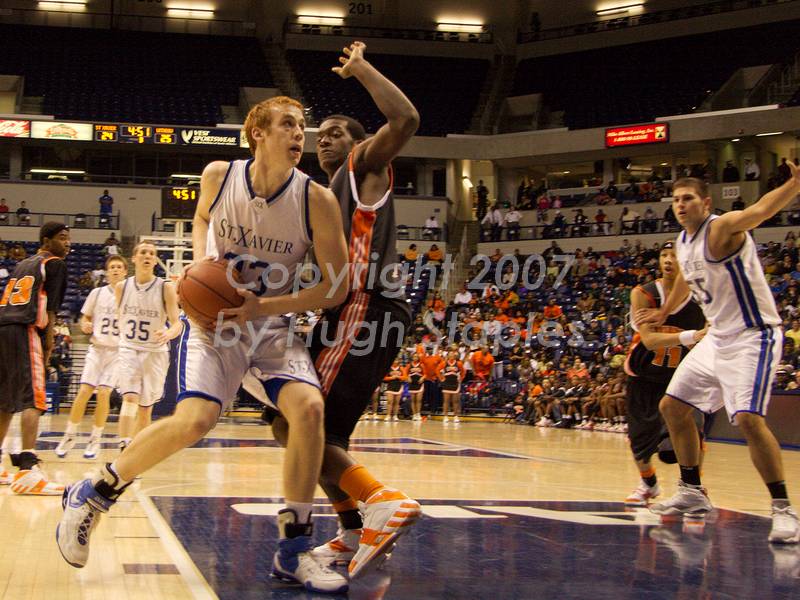 OHSAA Men's Basketball  Regional Final, Cincinnati Region<br />Final Score: St. Xavier 51, Withrow 48