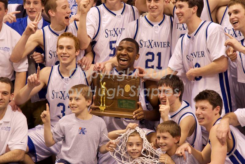OHSAA Men's Basketball � Regional Final, Cincinnati Region<br />Final Score: St. Xavier 51, Withrow 48