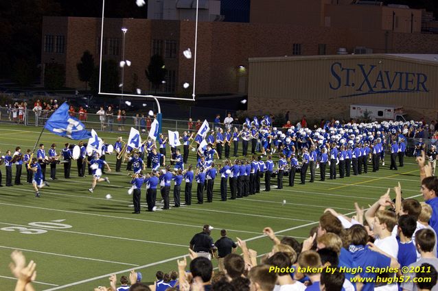 St. X vs. LaSalle battle for "King of the Road"  Pregame and Halftime Marching Band Festivities