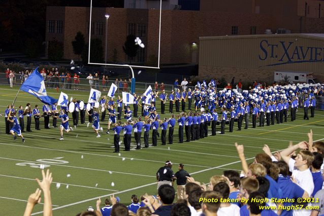 St. X vs. LaSalle battle for "King of the Road"  Pregame and Halftime Marching Band Festivities