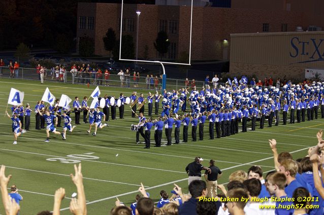 St. X vs. LaSalle battle for "King of the Road"  Pregame and Halftime Marching Band Festivities