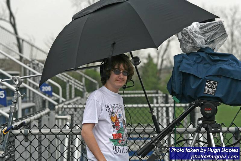 Intrepid volunteer camera operator