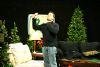 Santa Claus visits Waycross Studio