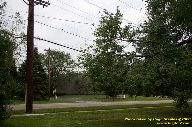 Fleming Road Storm damage to Marge Sowell's house from Tropical Depression Ike