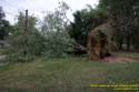 Fleming Road Storm damage to Marge Sowell's house from Tropical Depression Ike