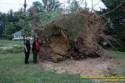 Fleming Road Storm damage to Marge Sowell's house from Tropical Depression Ike