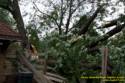 Fleming Road Storm damage to Marge Sowell's house from Tropical Depression Ike