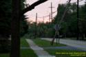 Fleming Road Storm damage to Marge Sowell's house from Tropical Depression Ike