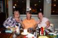 Bozinis celebrate the birthdays of Ginny, Margie and Nancy