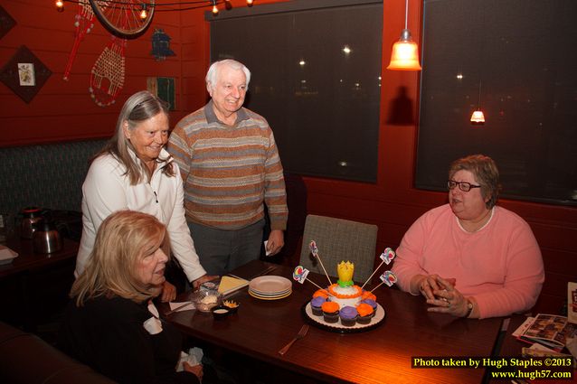 Bozinis celebrate the birthdays of Joan, Sharon, Sarah, Cheryl and Bob